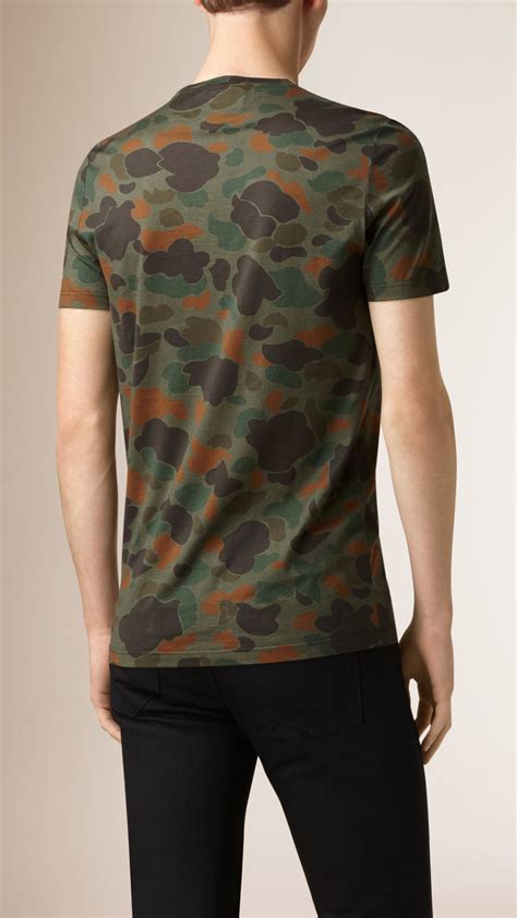 brown burberry shirt|burberry camouflage shirt.